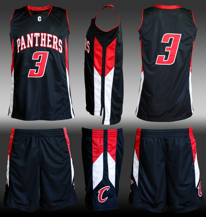 Black Basketball Uniform 119