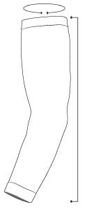 Arm sleeve measurement guide