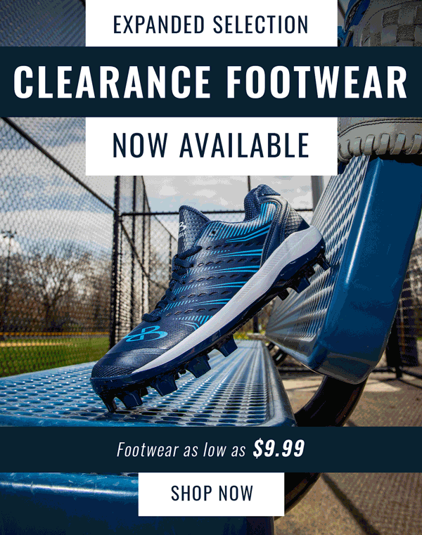 Clearance Footwear Starting at Just 9.99 Boombah